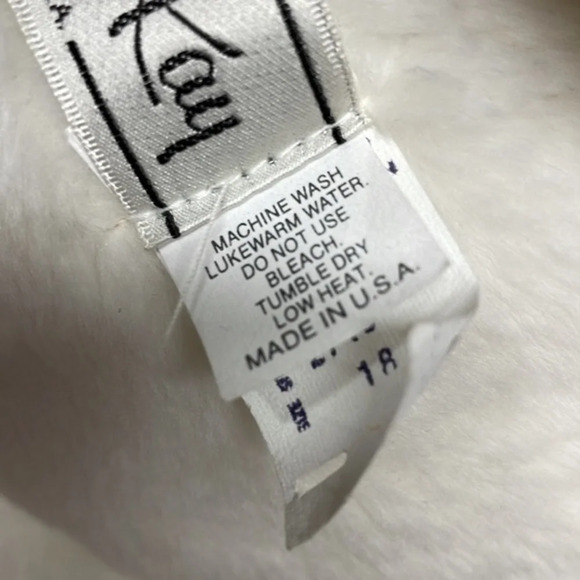 Vintage Off White Herman Kay Faux‎ Fur Jacket - Picture 9 of 11